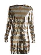 Balmain Boat-neck Mini Dress