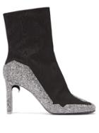 Matchesfashion.com Marine Serre - X Nicholas Kirkwood Swarovski Embellished Boots - Womens - Black