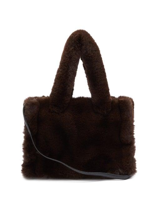 Matchesfashion.com Stand Studio - Liz Faux-fur Tote Bag - Womens - Brown