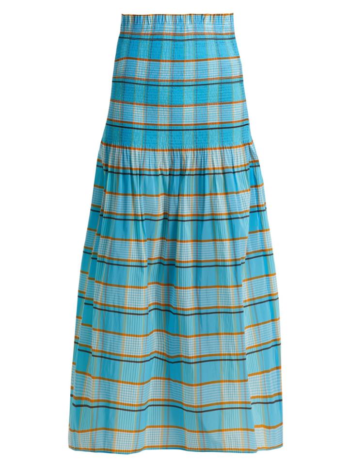 Diane Von Furstenberg Horizon Checked Skirt