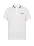 Matchesfashion.com Burberry - Icon Striped Collar Cotton Piqu Polo Shirt - Mens - White