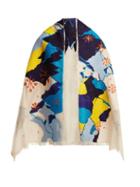 Matchesfashion.com Kilometre Paris - Jackson Hole Embroidered Wrap - Womens - Beige Multi