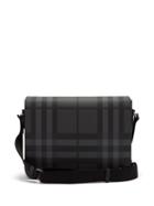 Matchesfashion.com Burberry - Bruno Checked Cross Body Bag - Mens - Grey