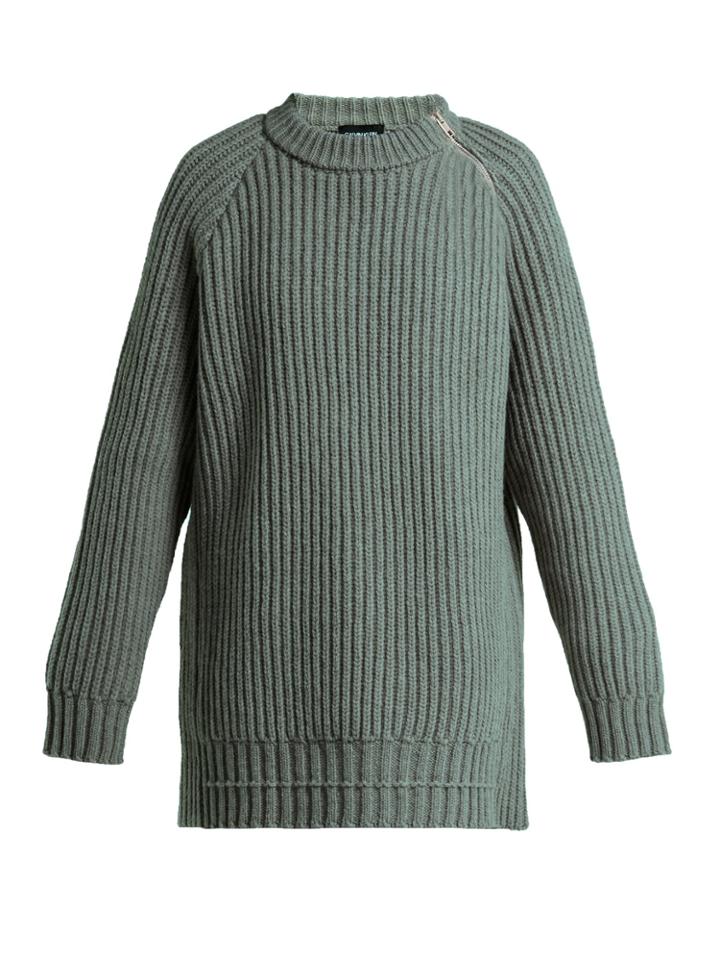 Calvin Klein 205w39nyc Side-zip Oversized Lambswool Sweater