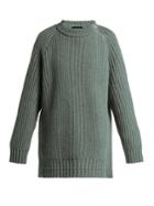 Calvin Klein 205w39nyc Side-zip Oversized Lambswool Sweater