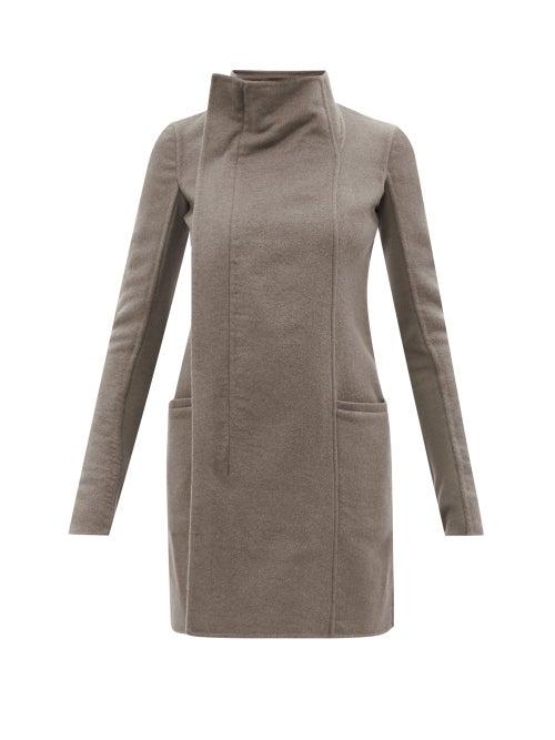 Rick Owens - Eileen Cashmere Biker Coat - Womens - Grey