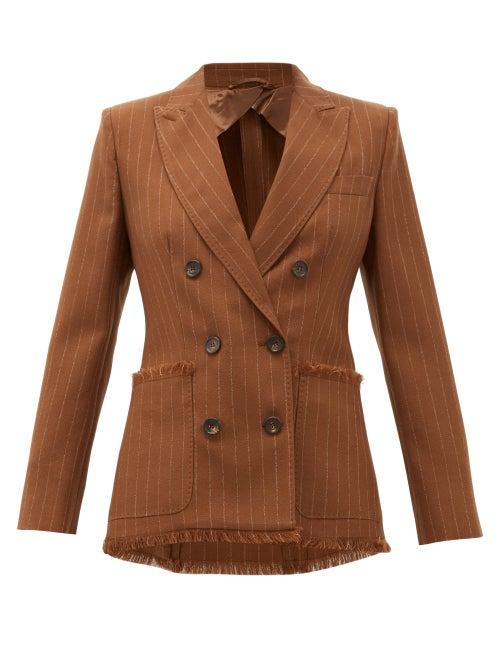 Matchesfashion.com Max Mara - Miki Blazer - Womens - Brown