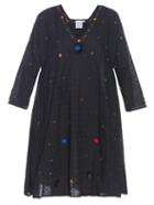 Thierry Colson Pakeza Embroidered Cotton Dress