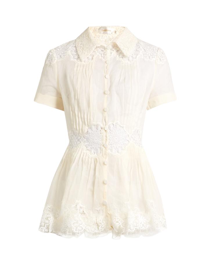 Zimmermann Windsome Sunday Cotton Blouse