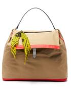 Matchesfashion.com Colville - Canvas And Leather Shoulder Bag - Womens - Beige Multi