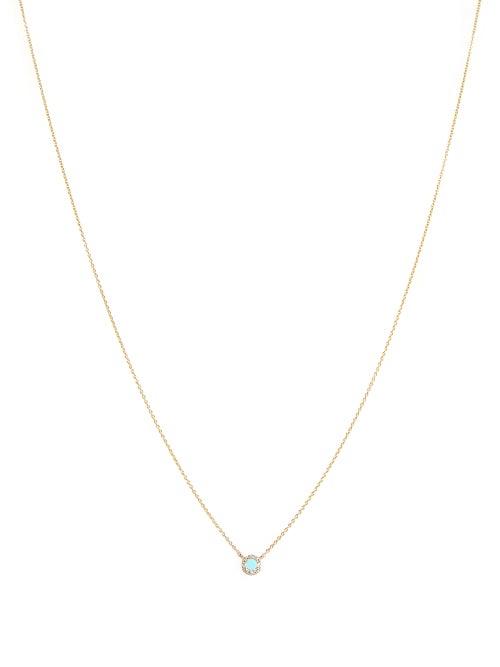 Diane Kordas - Evil Eye Diamond & 14kt Gold Necklace - Womens - Blue Gold