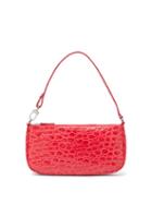 Matchesfashion.com By Far - Rachel Crocodile-effect Leather Shoulder Bag - Womens - Red