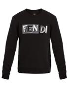 Fendi Shadow Logo-embroidered Jersey Sweatshirt