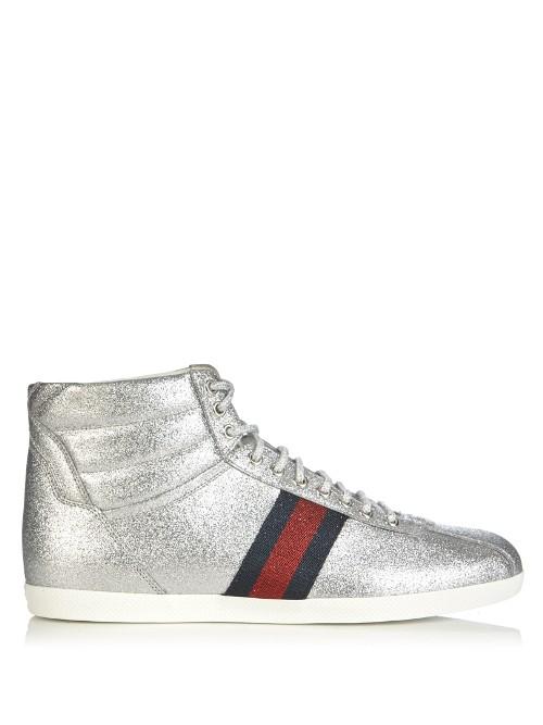 Gucci Bambi Glitter High-top Trainers