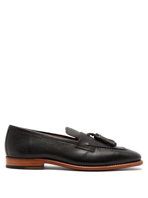 Matchesfashion.com Grenson - Jerome Tasselled Leather Loafers - Mens - Black
