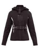 Matchesfashion.com Fendi - Fendi Roma Coated Shell Hooded Ski Jacket - Womens - Black