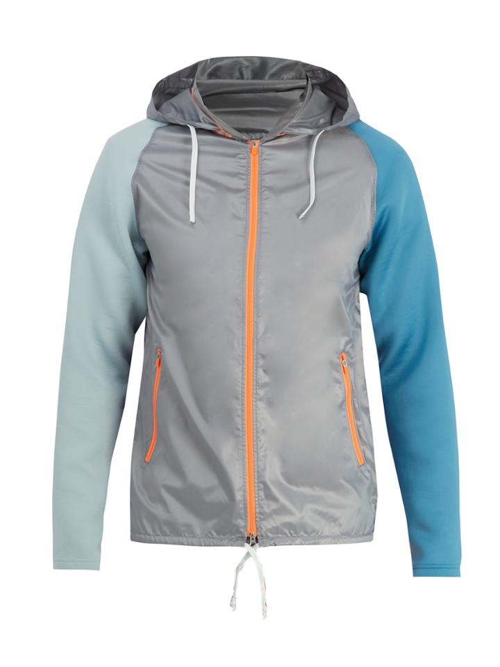 Adidas By Kolor Fabric Mix Hooded Jacket