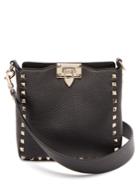Valentino Rockstud Leather Mini Hobo Bag