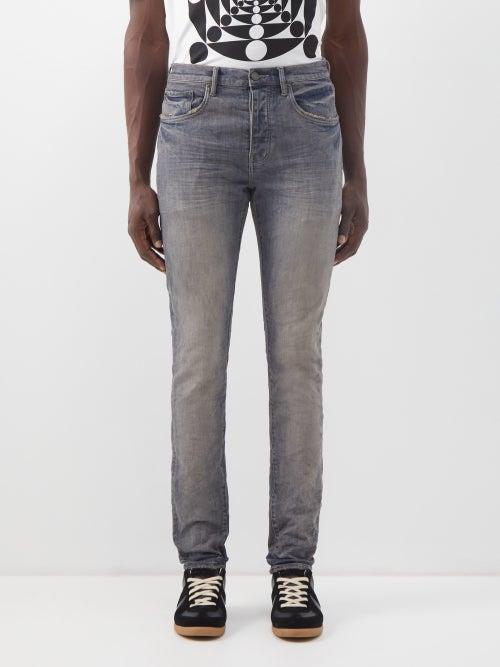 Purple Brand - Tinted Skinny Jeans - Mens - Light Brown