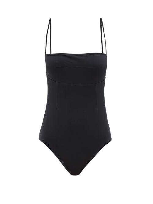 Matchesfashion.com Haight - Paula Square-neck Swimsuit - Womens - Black