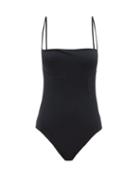 Matchesfashion.com Haight - Paula Square-neck Swimsuit - Womens - Black