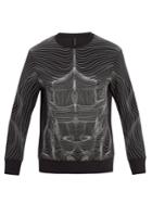 Blackbarrett By Neil Barrett Topography Body-print Jersey Sweatshirt