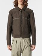 Tom Ford - Patch-pocket Zipped Twill Jacket - Mens - Brown