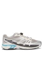 Salomon - Xt-wings Advanced 2 Mesh And Rubber Trainers - Mens - Silver