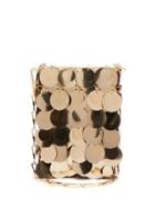 Matchesfashion.com Paco Rabanne - Sparkle 1969 Mini Sequinned Cross Body Bag - Womens - Gold