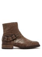 Matchesfashion.com Belstaff - Trialmaster Leather Ankle Boots - Mens - Brown