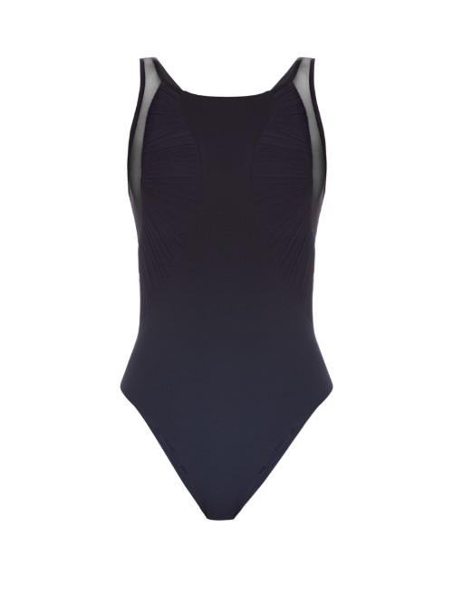 La Perla Cool Draping Ruched-tulle Swimsuit
