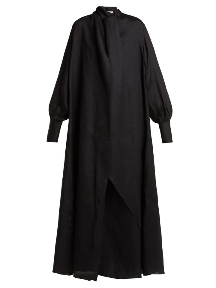 The Row Adesuwa High-neck Silk Gown