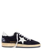 Matchesfashion.com Golden Goose Deluxe Brand - Ball Star Low Top Suede Trainers - Mens - Navy White