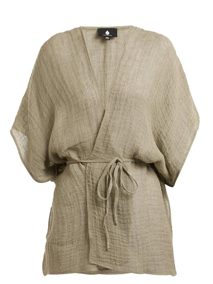 Su Kaani Linen-blend Cover Up