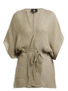 Su Kaani Linen-blend Cover Up