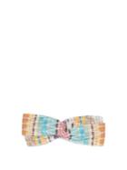 Matchesfashion.com Missoni Mare - Zigzag Stripe Knitted Cotton Blend Headband - Womens - Multi