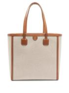 Matchesfashion.com Mark Cross - Antibes Large Leather-trimmed Canvas Tote - Mens - Beige