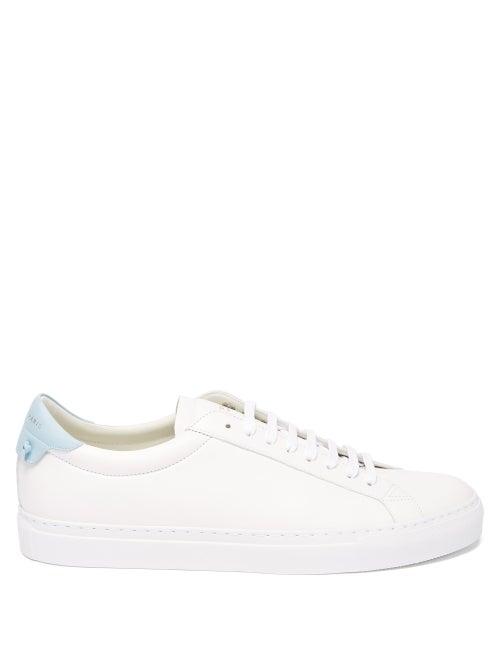 Mens Shoes Givenchy - Urban Street Leather Trainers - Mens - White Multi