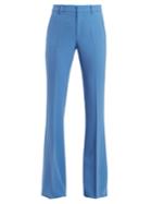 Gucci High-rise Flared Stretch-crepe Cady Trousers
