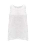 Matchesfashion.com Eskandar - Voluminous Linen Vest - Womens - White