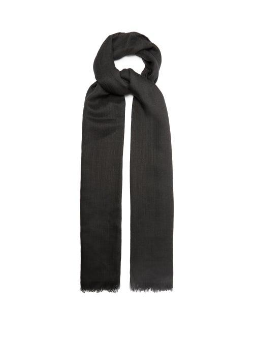 Raey - Superfine Alpaca Scarf - Mens - Black