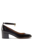 Gianvito Rossi - Ribbon 45 Patent-leather Pumps - Womens - Black
