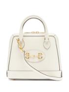 Matchesfashion.com Gucci - 1955 Horsebit Leather Bag - Womens - White