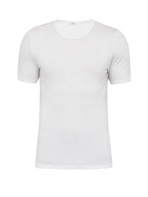 Matchesfashion.com Zimmerli - 700 Pureness Crew Neck T Shirt - Mens - White