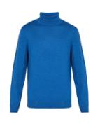 Matchesfashion.com A.p.c. - Marcelino Roll Neck Wool Sweater - Mens - Indigo