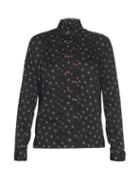 Matchesfashion.com Thierry Colson - Peggy Floral Print Shirt - Womens - Black Multi