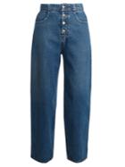 Mm6 By Maison Margiela High-rise Wide-leg Jeans