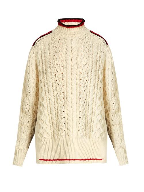 Isabel Marant Edison High-neck Wool-blend Sweater