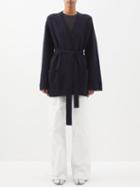 Raey - Responsible-cashmere Patch Pocket Cardigan - Womens - Navy