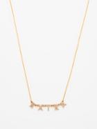 Roxanne First - Extra Diamond & 14kt Gold Necklace - Womens - Gold Multi